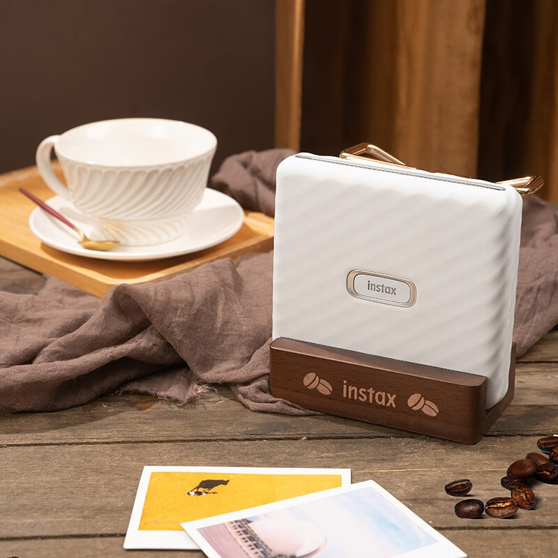 富士(fujifilm) link wide拍立得配件盒lwide300礼盒配件盒适用 咖啡