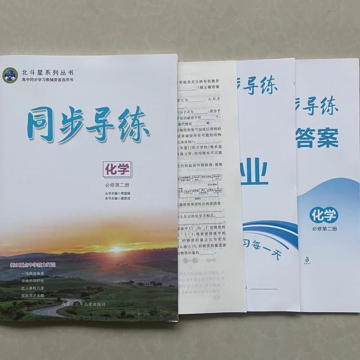 2022同步导练化学必修第二册人教版高一用