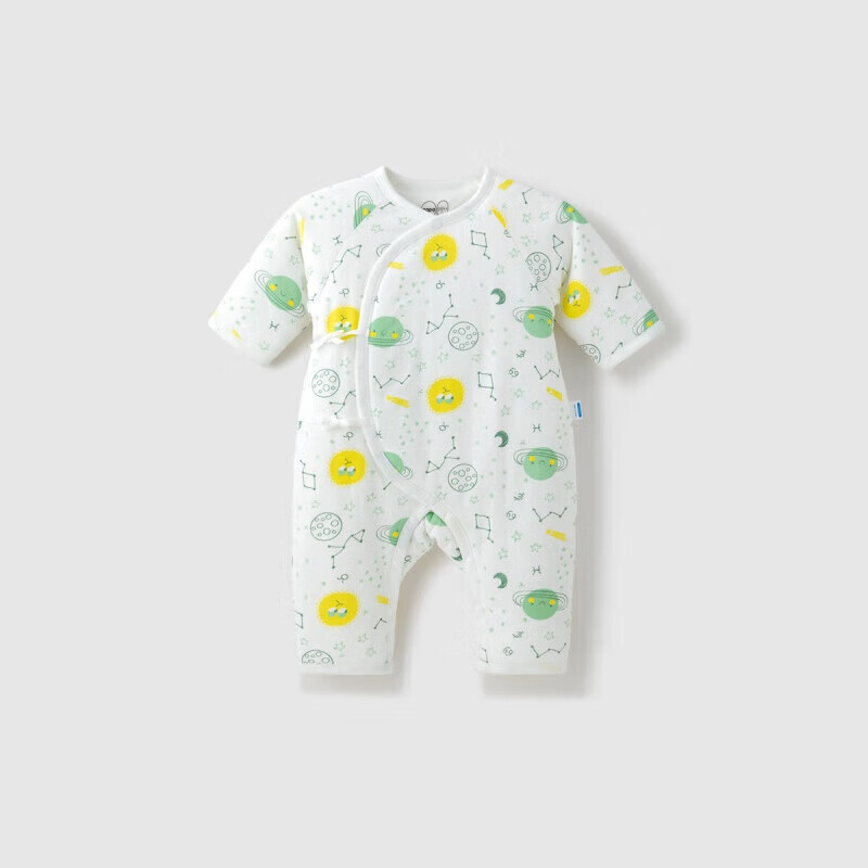aqpa秋冬季夹棉婴儿衣服新生儿宝宝棉服哈衣薄棉连体衣 星际之旅 66cm怎么样,好用不?