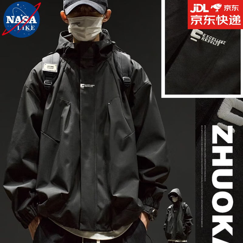 NASALIKE���������ϵ�������׿�����ñ��ɽ����ʿ�������ʽ���й�װ�п� ��ɫ XL������125-145�