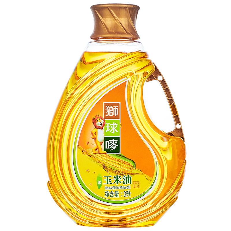 追求健康饮食，选择狮球唛非转基因玉米油3L|查询京东食用油价格走势