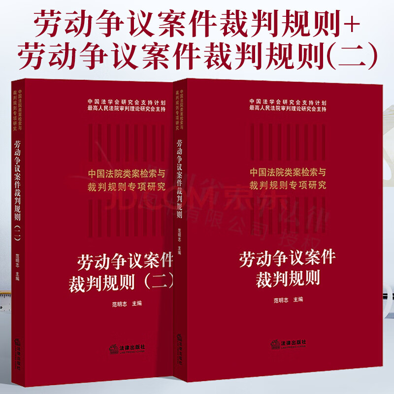 【正版现货】2本套 中国法院类案检索与裁判规则专项研究：劳动争议案件裁判规则（一）+（二）全套2册