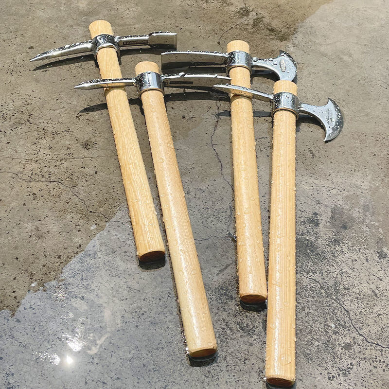 不锈钢小洋镐户外镐斧纯钢高硬度挖树根笋小羊镐便携冰镐十字镐头