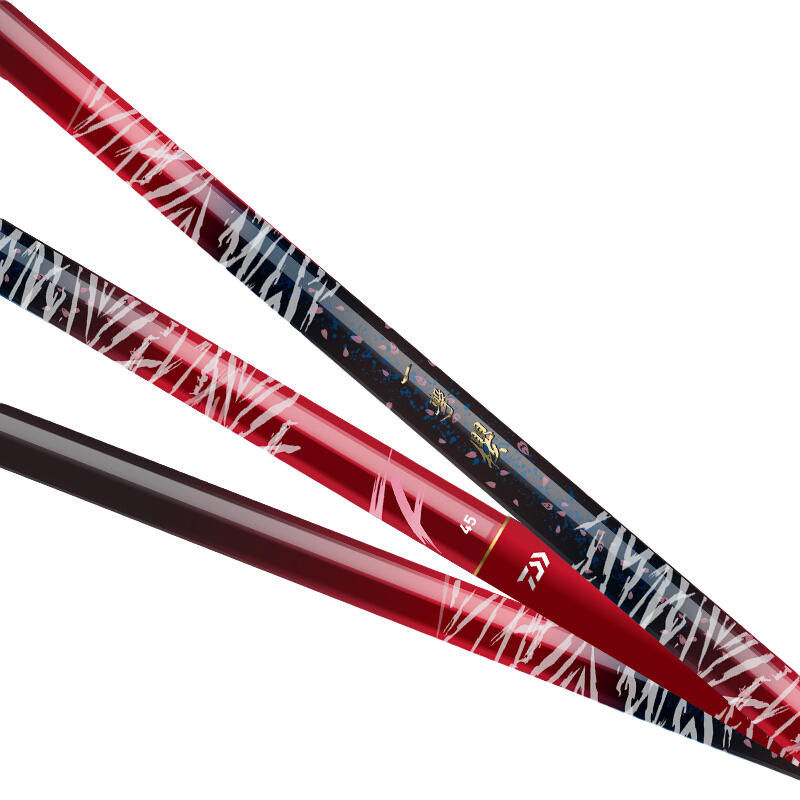 達億瓦(DAIWA) 新款 一擊櫻 綜合休閑手桿臺釣竿輕碳素進(jìn)口釣魚(yú)竿釣桿 垂釣裝備 F-6.3米