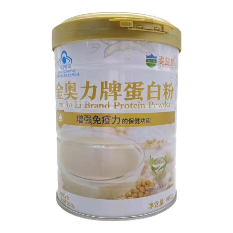 金奧力牌麥益優(yōu)蛋白粉400g/罐 3罐裝
