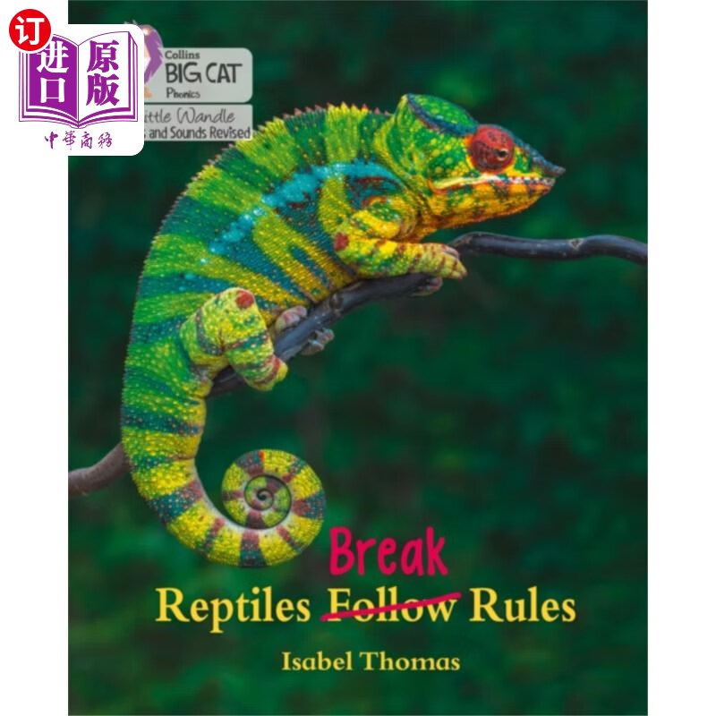 海外直订reptiles break rules 爬行动物不守规矩
