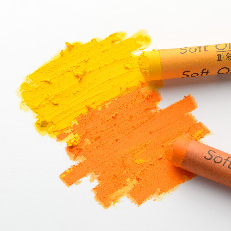 马可marco重彩油画棒24色套装专业绘画儿童不脏手美术蜡笔彩绘棒拉菲