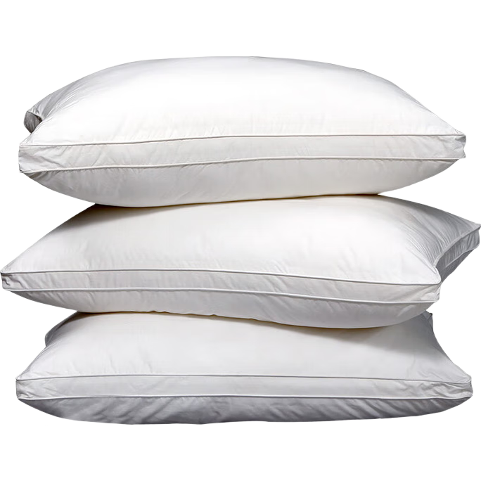 富安娜家纺枕芯纯棉面料抗菌枕头芯成人软枕酒店枕纤维枕高枕70*45cm