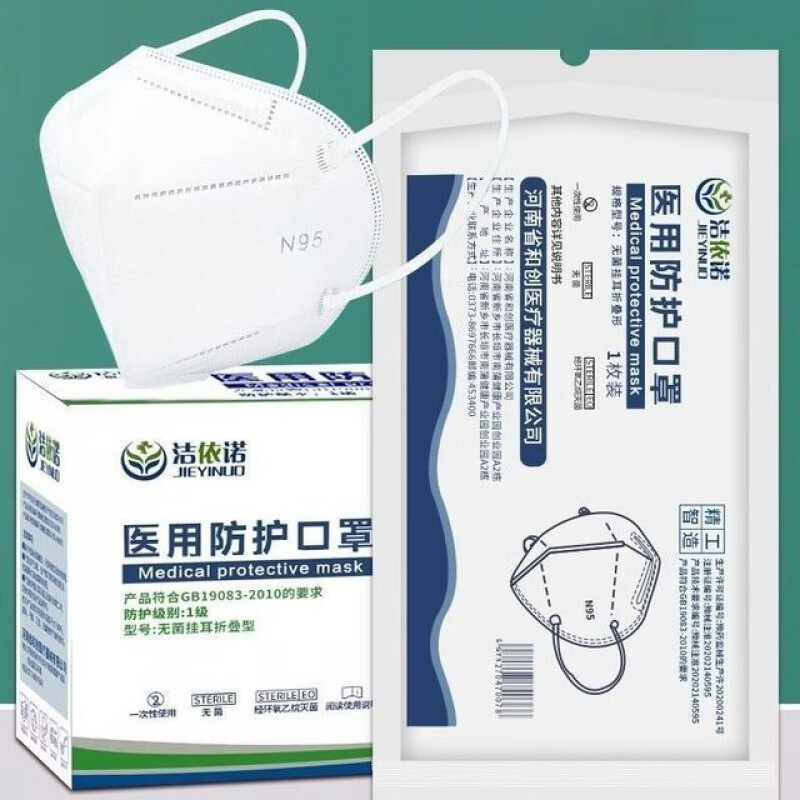 洁依诺N95医用口罩的价格走势及用户评测