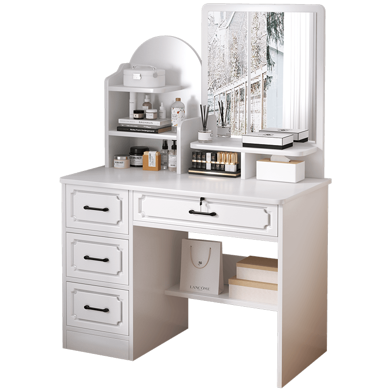 ���ڲ�������ӡ ��ױ̨�������ұ�ŷ�ִ���ԼС���ͻ�ױ��һ�����컯ױ���� ���ĳ����+���ӡ�ů��80*40cm ��װ���Լ���װ��