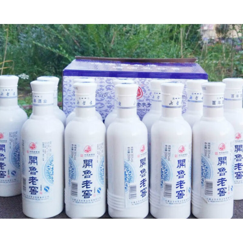 通辽开鲁 老白干系列 之开鲁老窖 35度 浓香型白酒350ml 6瓶装