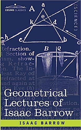 预订 geometrical lectures of isaac barrow
