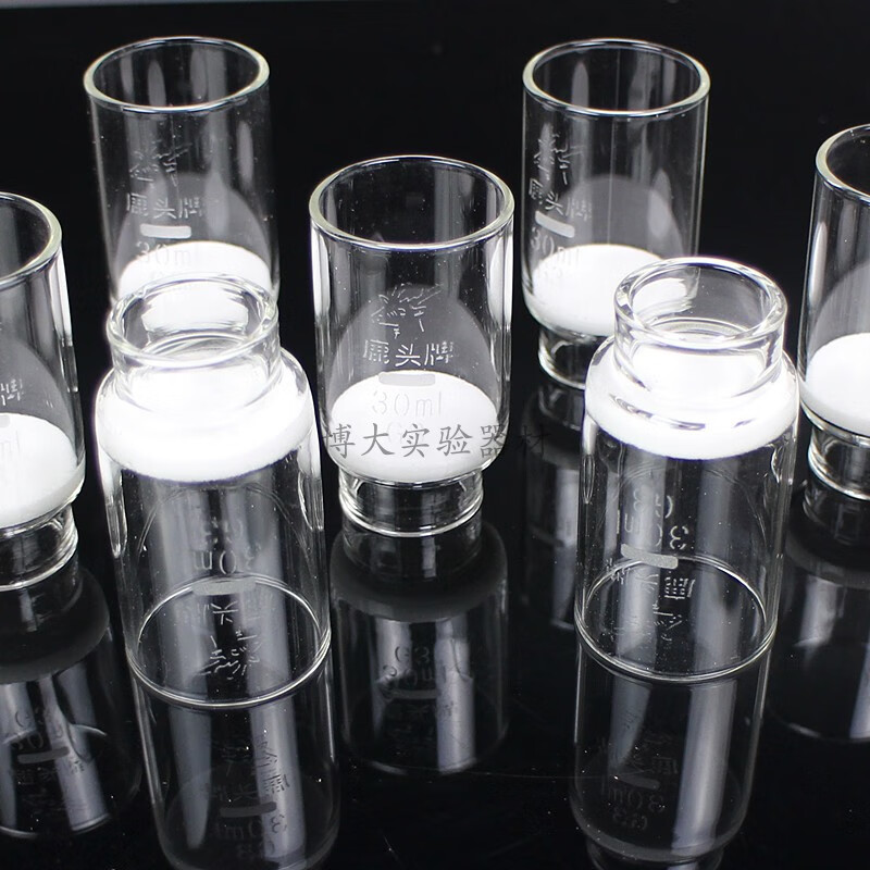 玻璃砂芯坩埚坩埚式过滤器30ml40mlg1g2g3g4g5g4a垂熔坩埚 鹿头40ml