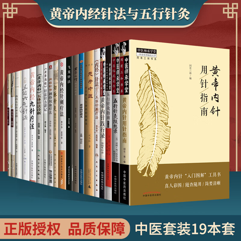 19本刘力红**黄帝内经针法与五行针灸书系飞龙针法黄帝内经针刺疗法