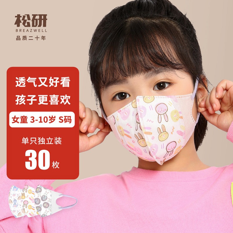 松研Breazwell儿童口罩——透气舒适，实用耐用