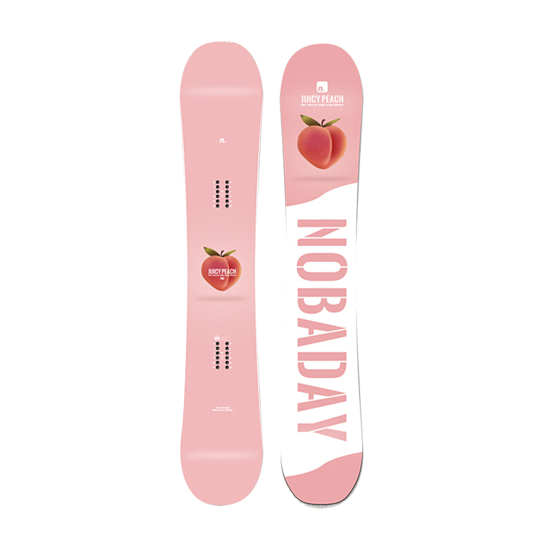 NOBADAY ×零夏滑雪板单板女粉色桃子滑雪板初学者专业滑雪装备全能板平花 145 2839元