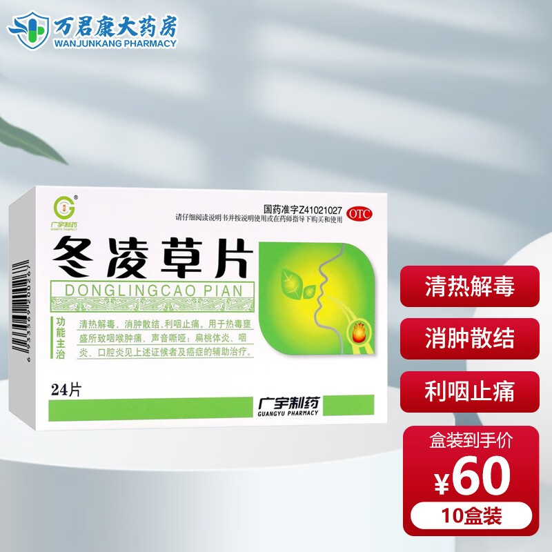 广宇制药 冬凌草片 0.