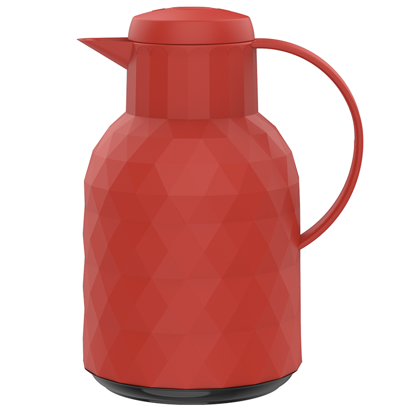 京东特价，概率券：乐唯诗（NERVISHI） 保温壶家用热水瓶 红色钻石纹1L（白胆）+凑单品