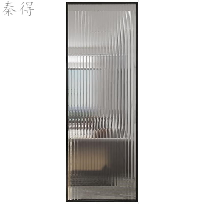秦得现代简约长虹玻璃屏风隔断轻奢入户玄关客厅卫生间遮挡洗手台隔断