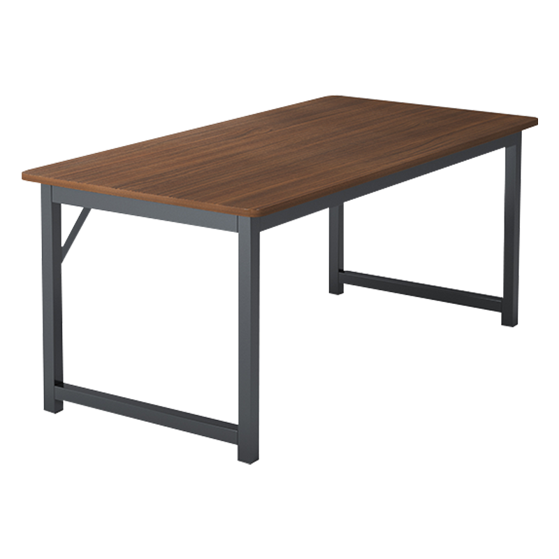 木匠印记电脑桌书桌升级加宽台式家用现代简约简易写字桌子 黑橡木色120*60cm