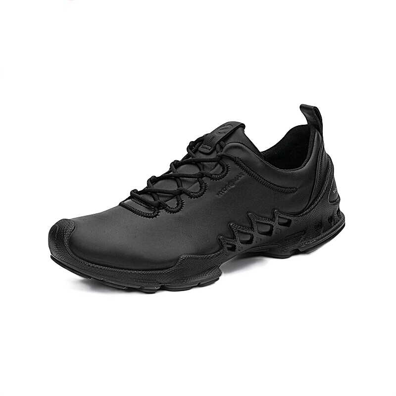 爱步（ECCO）运动鞋秋季新款男女款透气减震跑步鞋 健步探索802834/802833 802834男款-黑色 44