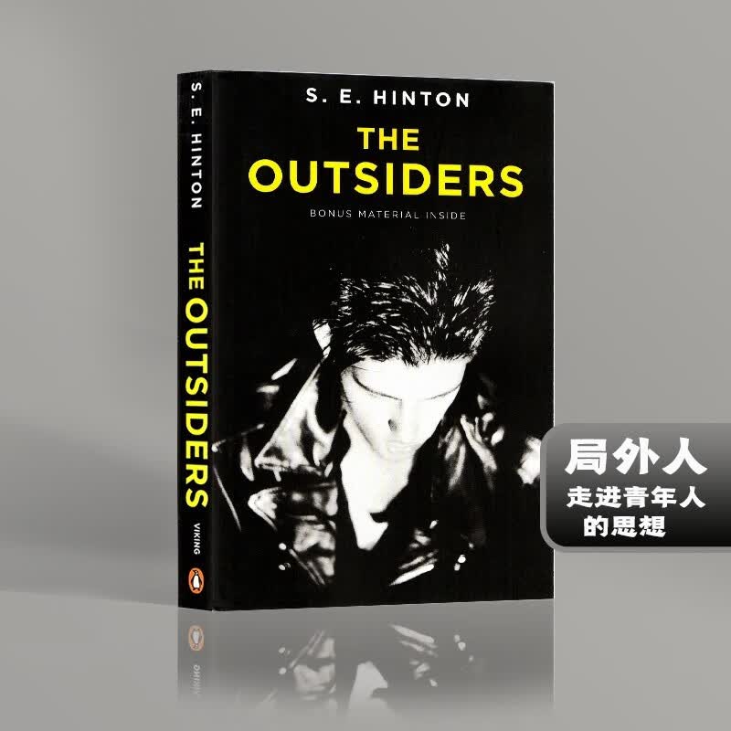 英文原版 毛边书 The Outsiders 局外人 存在主义哲学代表作品 常青藤国际大奖小说 S.E.Hinton 苏珊埃洛伊斯欣顿青少年读物