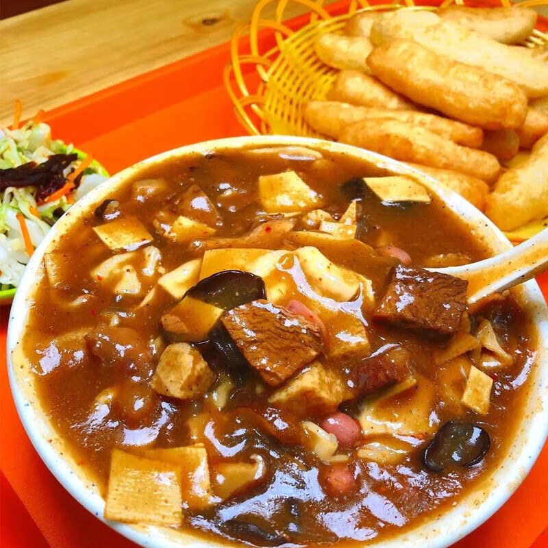 胡辣汤逍遥镇 河南特产胡辣汤料 粉带配菜速食 胡辣汤 麻辣300克4包煮