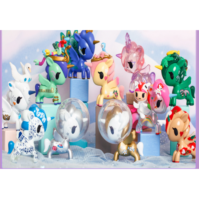 小马盲盒第8代tokidoki独角兽家族八代盲盒第8代小马确认款隐藏酷乐潮