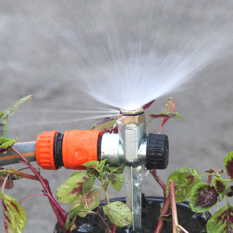 文静花坊  4分 dn15内 外螺纹离心式铜微喷头 雾化降温 喷雾器雾化