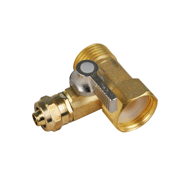 净水器进水三通球阀开关净水机水龙头接头通用4分转3/2分阀门配件 乳