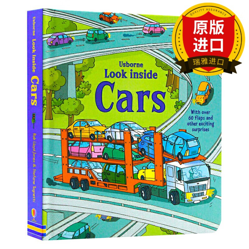 现货 英文原版 尤斯伯恩看里面系列 揭秘汽车 绘本 look inside cars