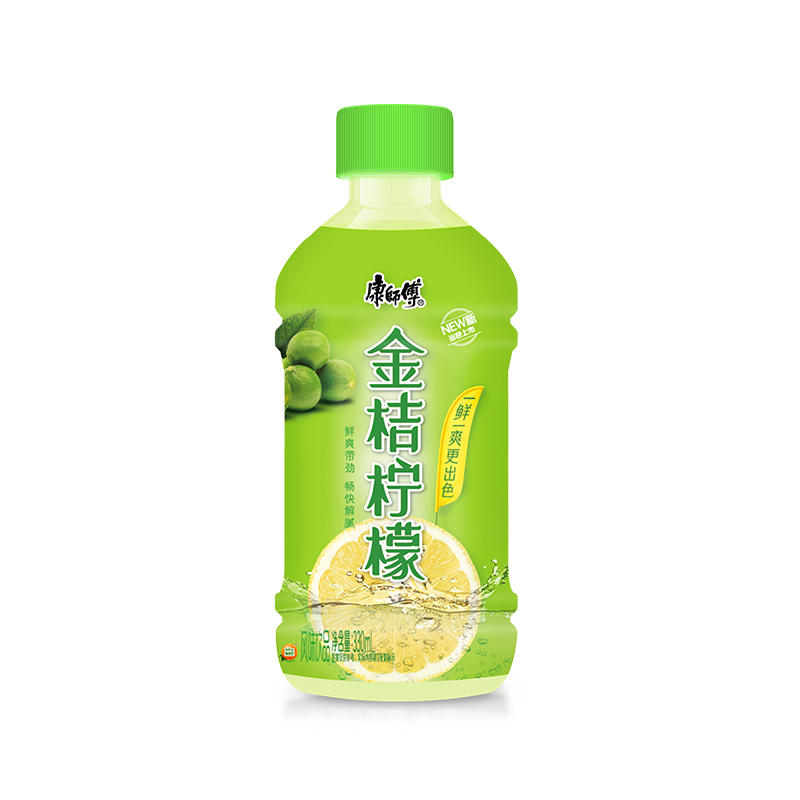 plus会员:康师傅 金桔柠檬 330ml*12瓶*3件