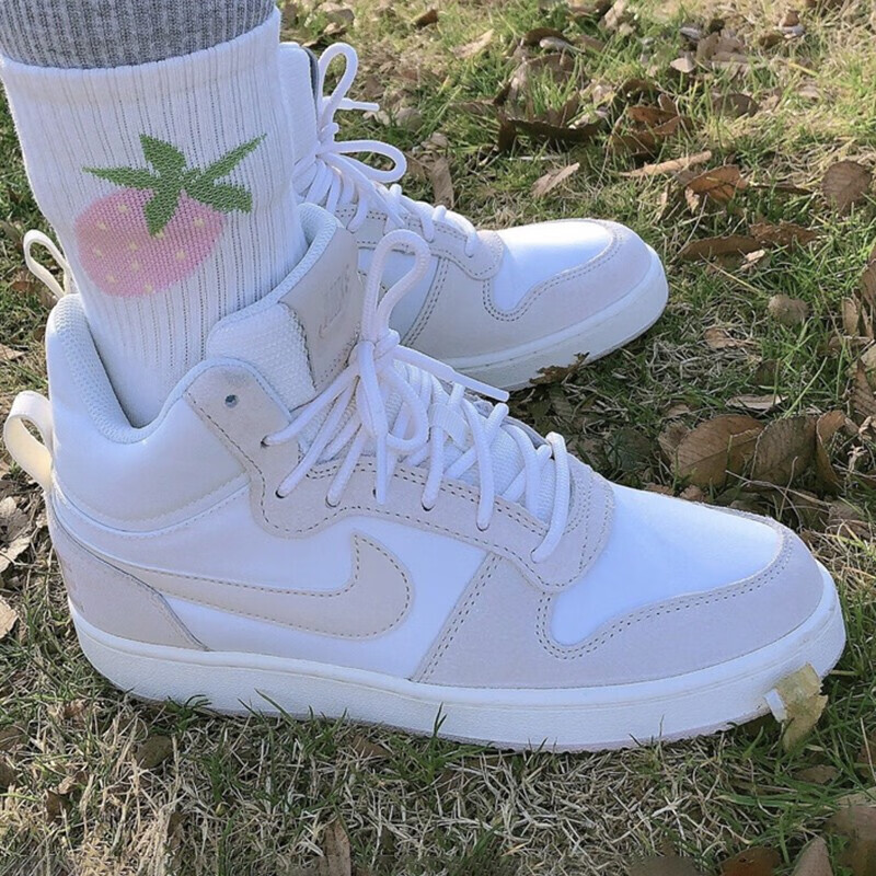 耐克(nike)女鞋运动鞋新款小乔治court简版aj轻便休闲鞋透气板鞋