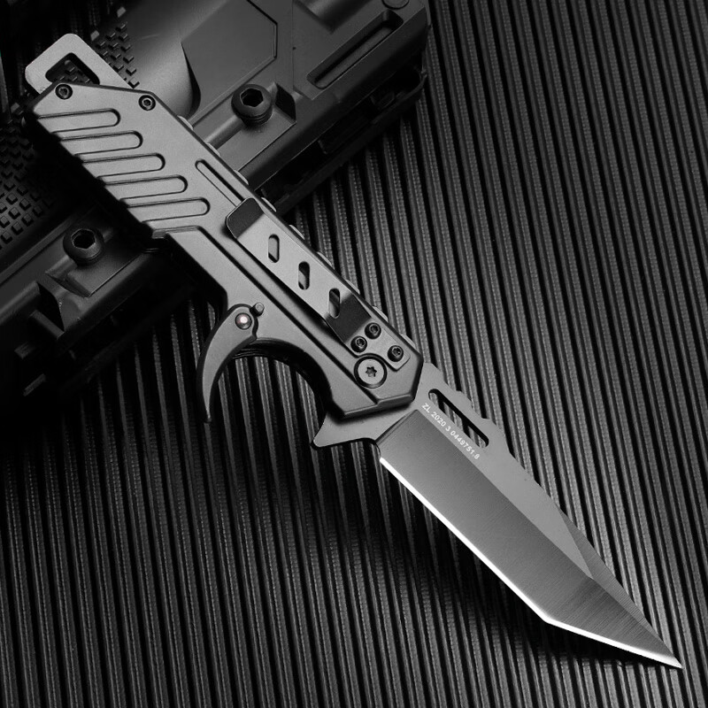 云舵 折小刀锋利高硬度钢折叠小刀高硬度锋利户外折刀随身求生刀多