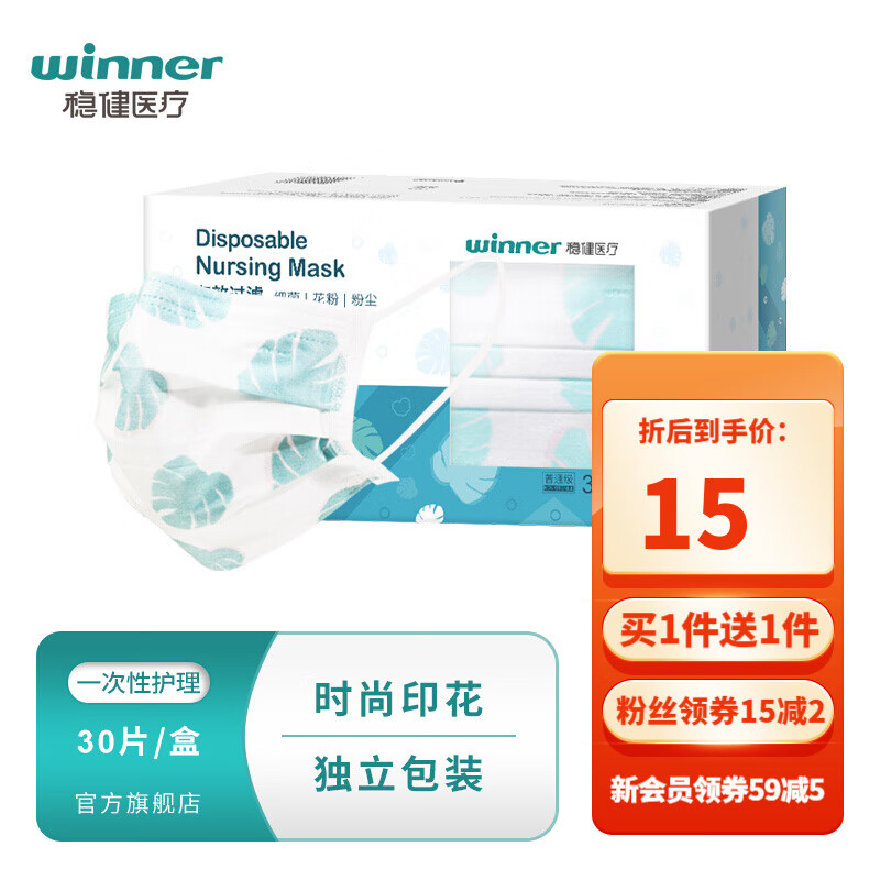 稳健卫生口罩价格与销量走势