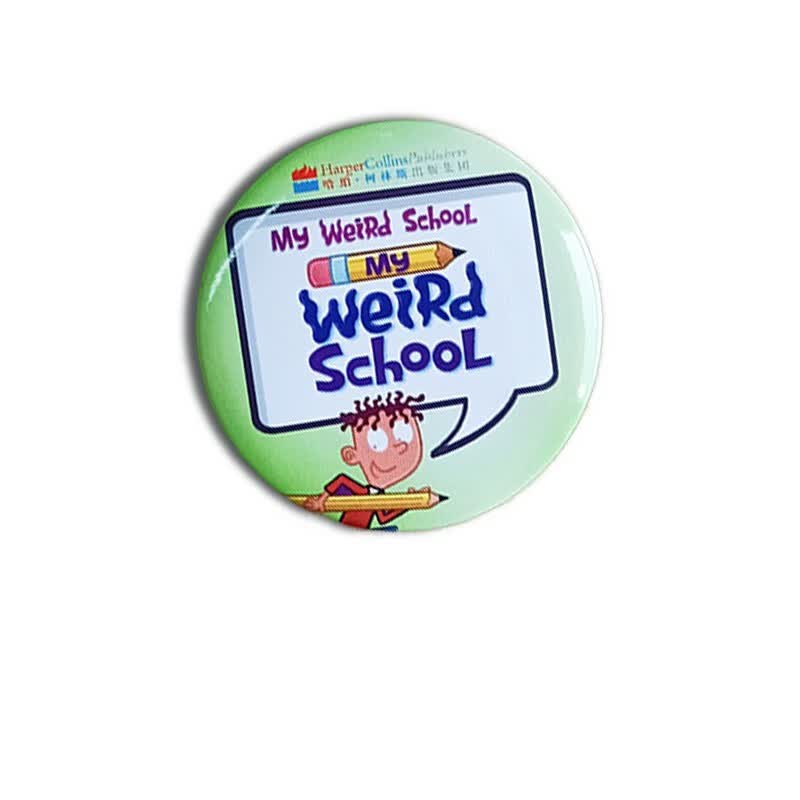 【礼品】 疯狂学校胸章