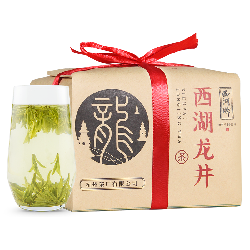 西湖（XIHU） 牌2024新茶 春茶绿茶明前精品壹号西湖龙井茶叶传承纸包250g