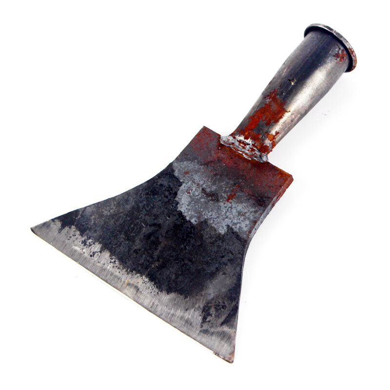 工具腻子油漆铲刀剁辣椒锋利铁铲加长重型墙面水泥木柄刮刀 锰钢铲头