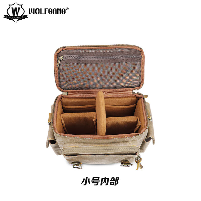 沃尔夫冈（WOLFGANG） 双肩背 单肩背 相机包 微单包 单反包摄影包 【DF-030小号单肩包】 佳能 尼康 索尼 富士单反/微单相机专用