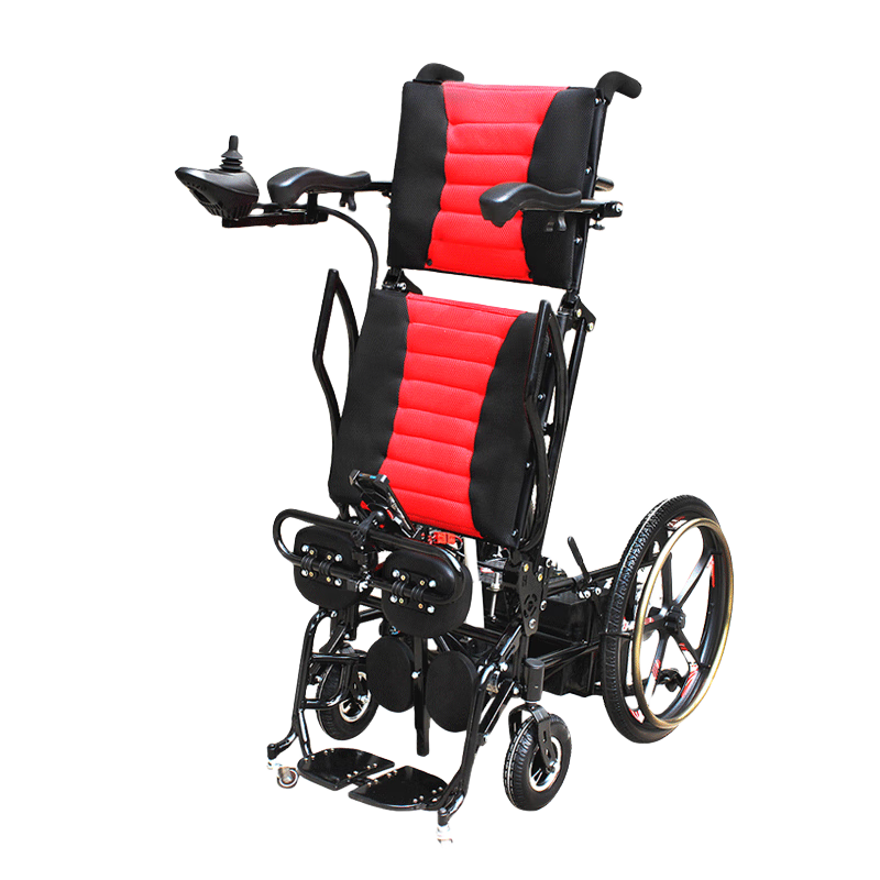 泰合電動(dòng)輪椅車全自動(dòng)智能護(hù)理站立輪椅床多功能輕便老人殘疾人助行器 24v40按鉛酸電池
