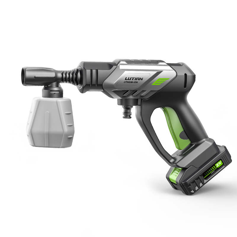 綠田（LUTIAN） 鋰電洗車機E2Pro  E4無線充電手持清洗機高壓洗車水槍家用 200W 雙電版-電池包*2（續(xù)航持久）