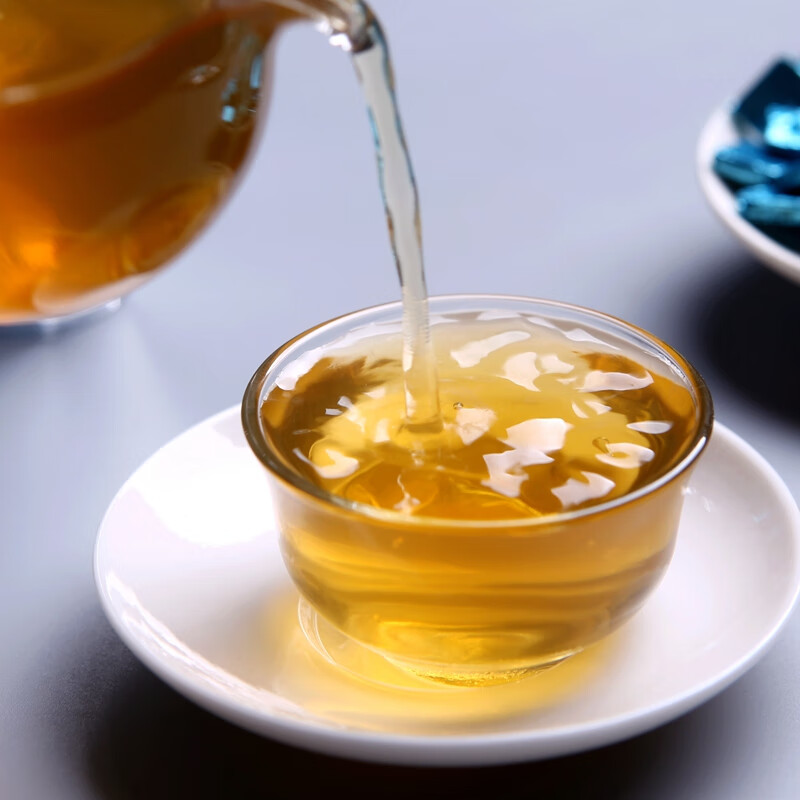 皇茅云南普耳茶生茶茉莉花茶膏易武百年古树茶固体速溶茶100g罐装