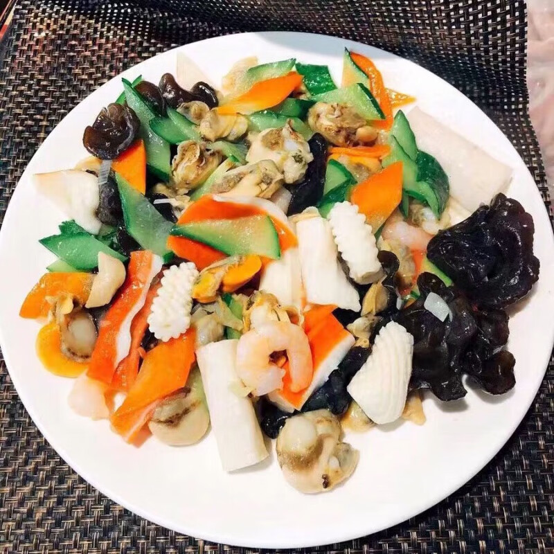 寒宁丹东特产海杂拌海鲜全家福大杂烩海鲜组合拼盘锅食材海鲜 2袋