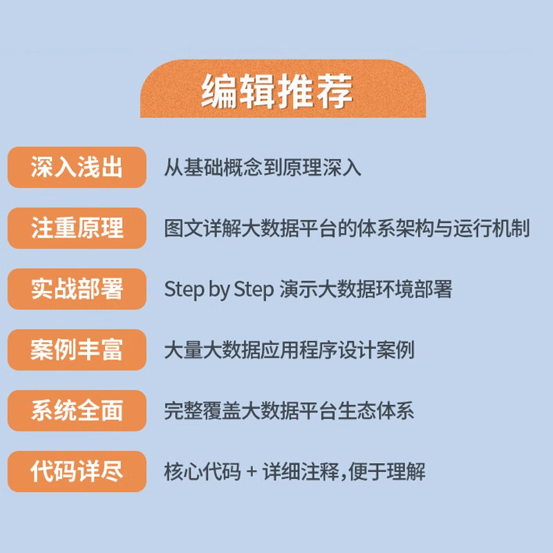 大数据原理与实战图文详解  chatgpt聊天机器人人工智能分布式非关系型数据库架构Hadoop Hbase Hive Spark Flink ETL Kafka大数据分析机器深度学习大数据技术架构