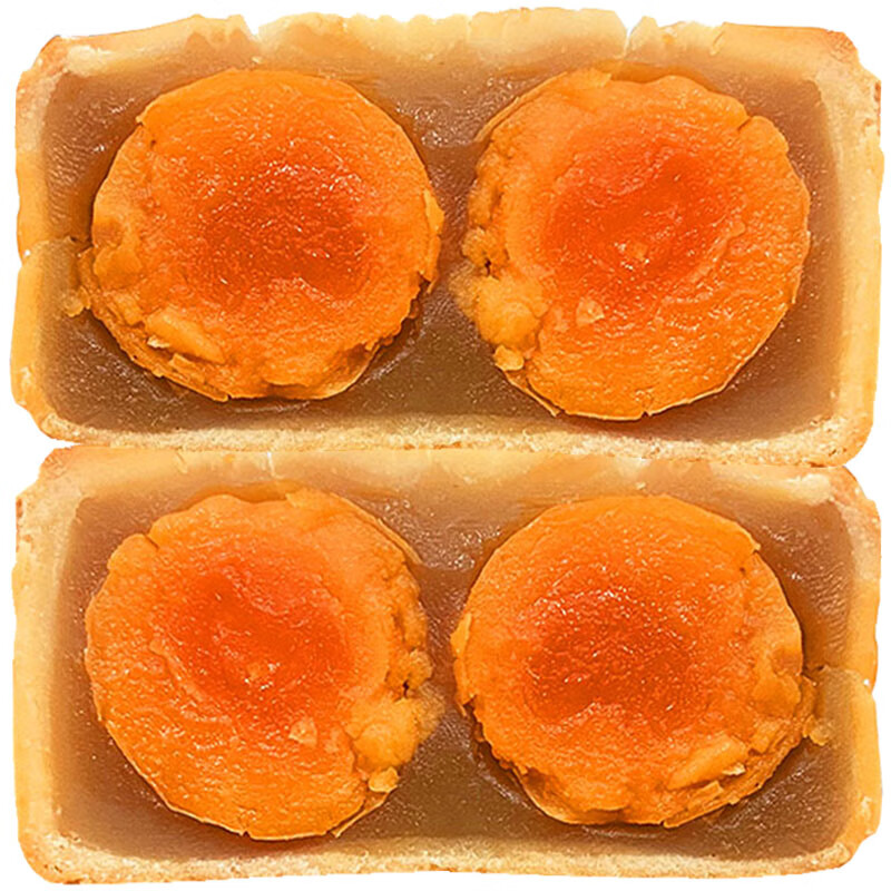 安小离 广州荔城皇上皇酒家双黄白莲蓉月饼蛋黄广式散装食品老式传统