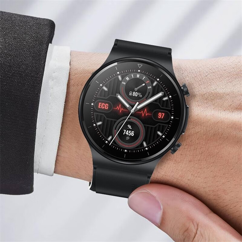 华为(huawei) watch gt2保时捷设计款智能手表心率监测轨迹返航蓝牙