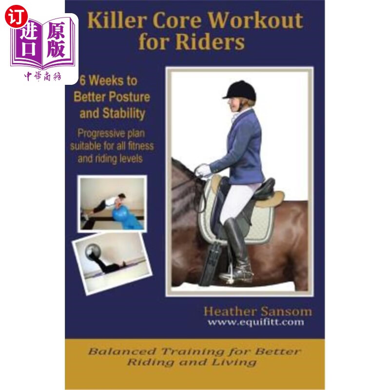 海外直订killer core workout for riders 杀手级核心训练