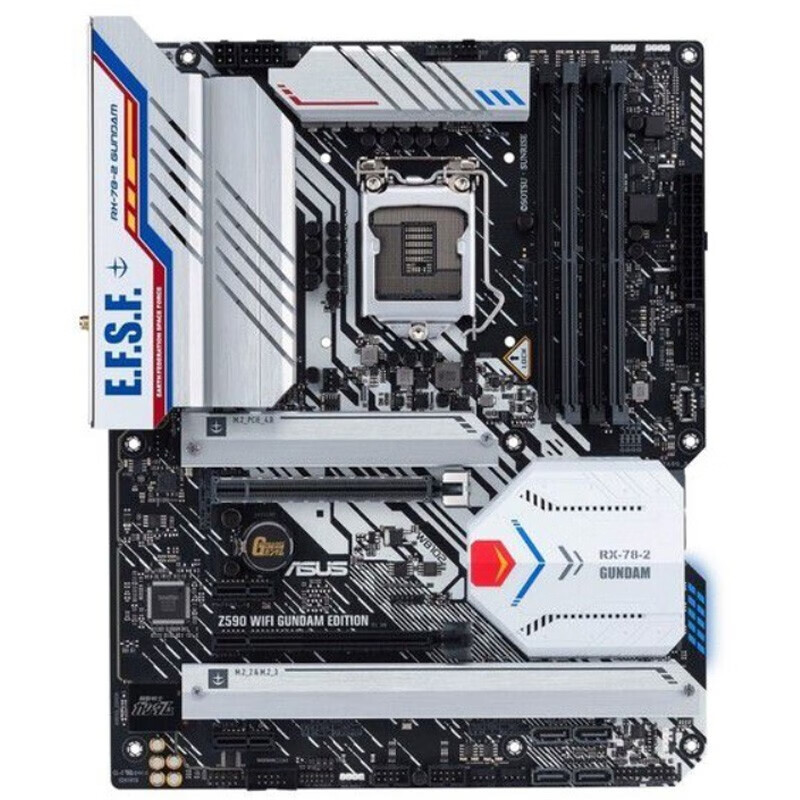 wifi gundam edition 高达联名限定款主板支持11代cpu 华硕z590 高达