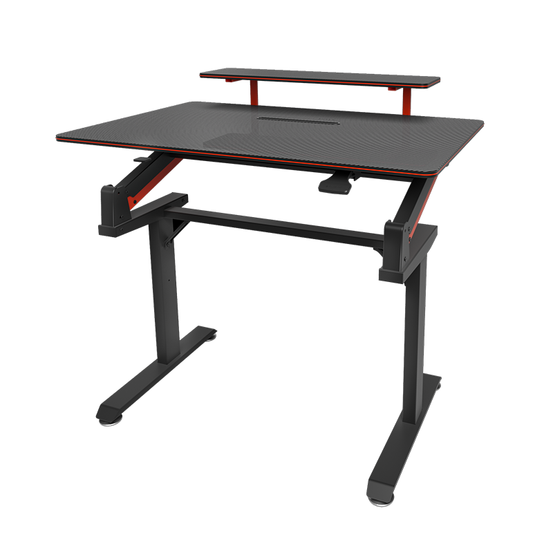 赛途（PSEAT）电竞桌气动一体升降桌家用电脑桌高度可调节游戏竞技桌 气动一体升降电竞桌【1.1米单桌】