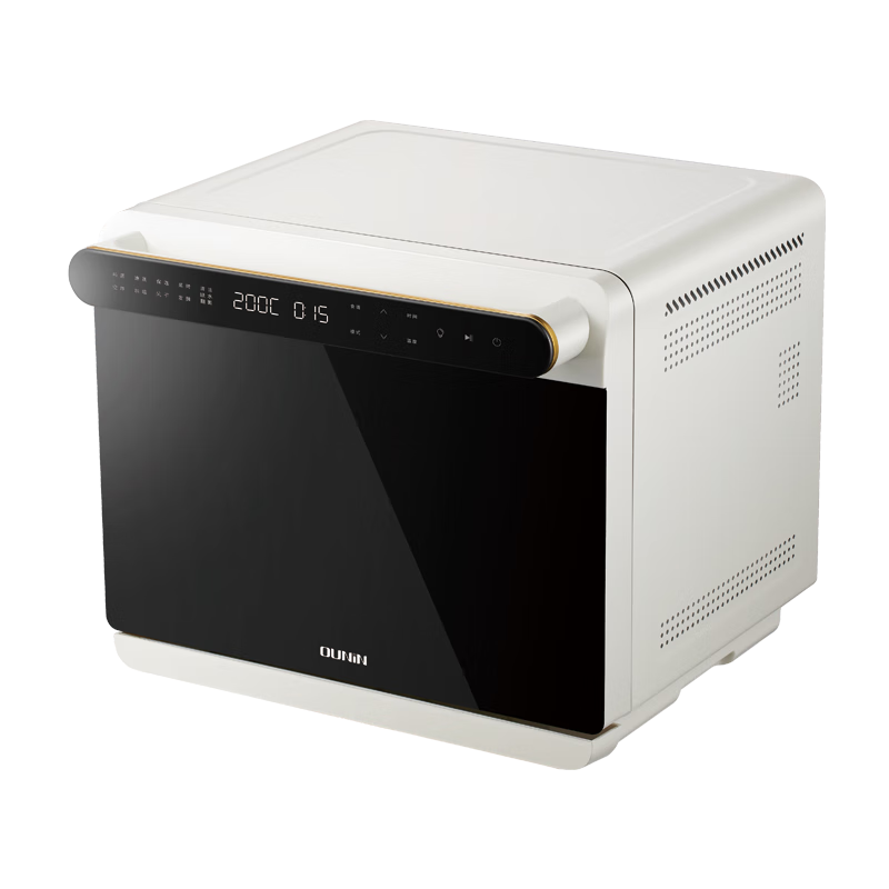 欧宁（OUNING） 24L蒸烤箱家用台式空气炸烤箱蒸烤炸一体机 KXW240-T160A 奶酪白